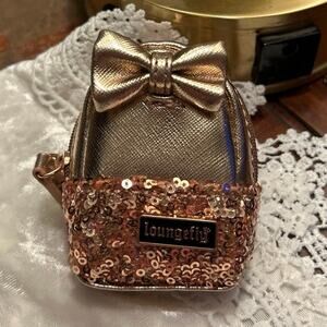 Disney mini Backpack rosegold sequined, Loungefly for Disney nuiMOs Characters